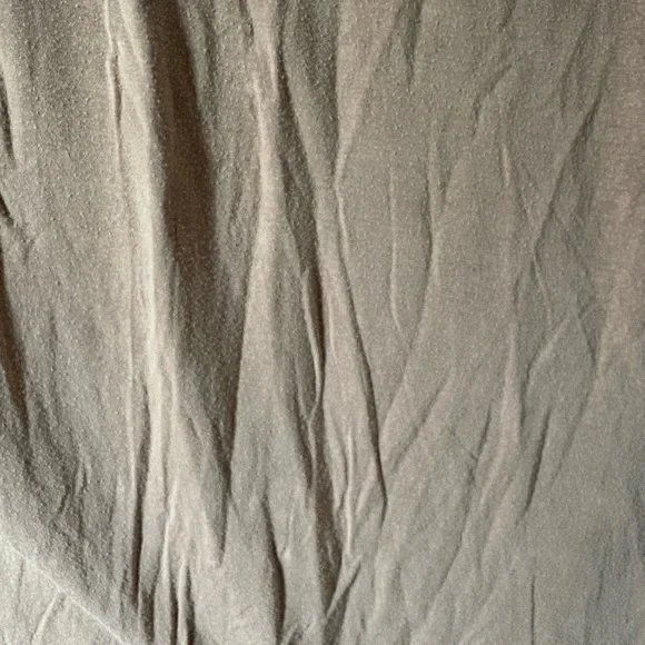 Sun & Shadow Tan Ruched Muscle Tee S - Picture 2 of 7